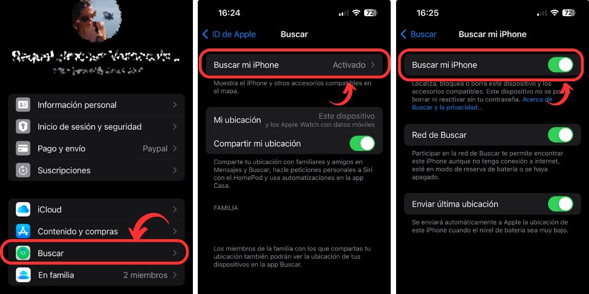 Cómo localizar mi iphone perdido 